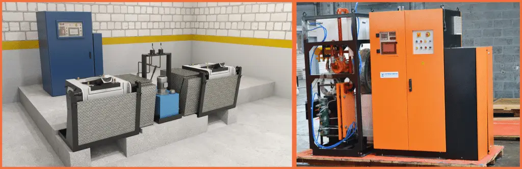 Induction furnace manufactured by Electroheat Induction