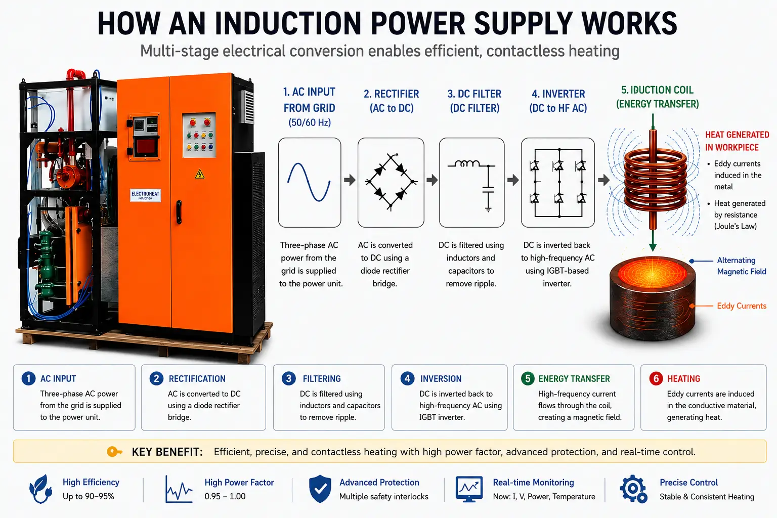 How an Induction Power Supply Works