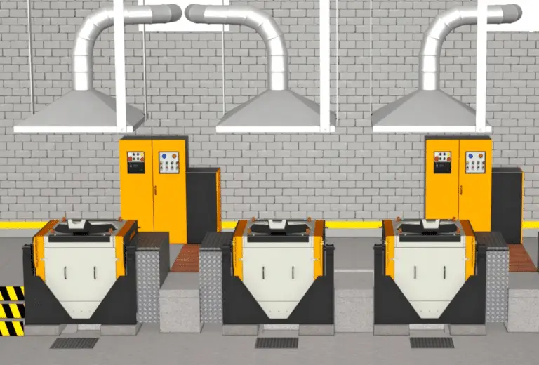 Induction furnace design view