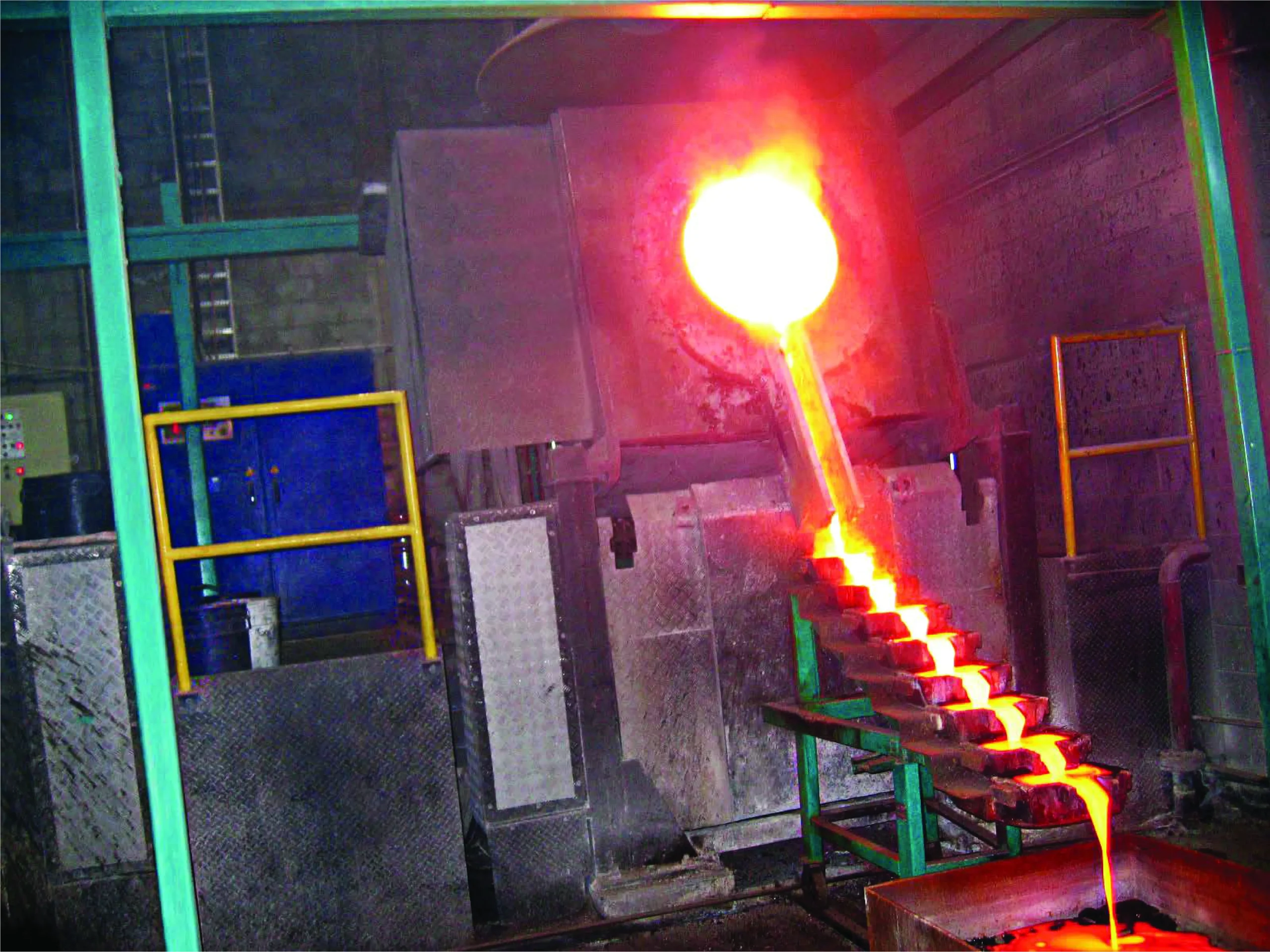 1500 kg Induction melting furnace
