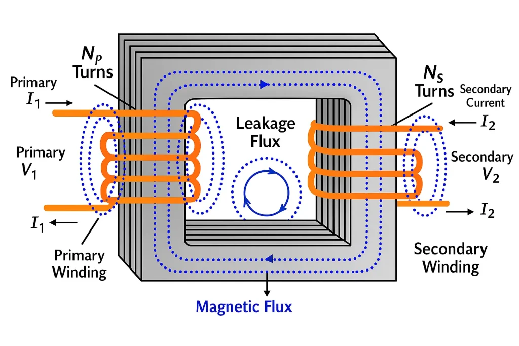 Working Principle of a Power Transformer
