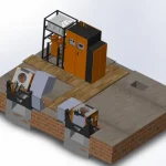 induction furnace for casting in foundry