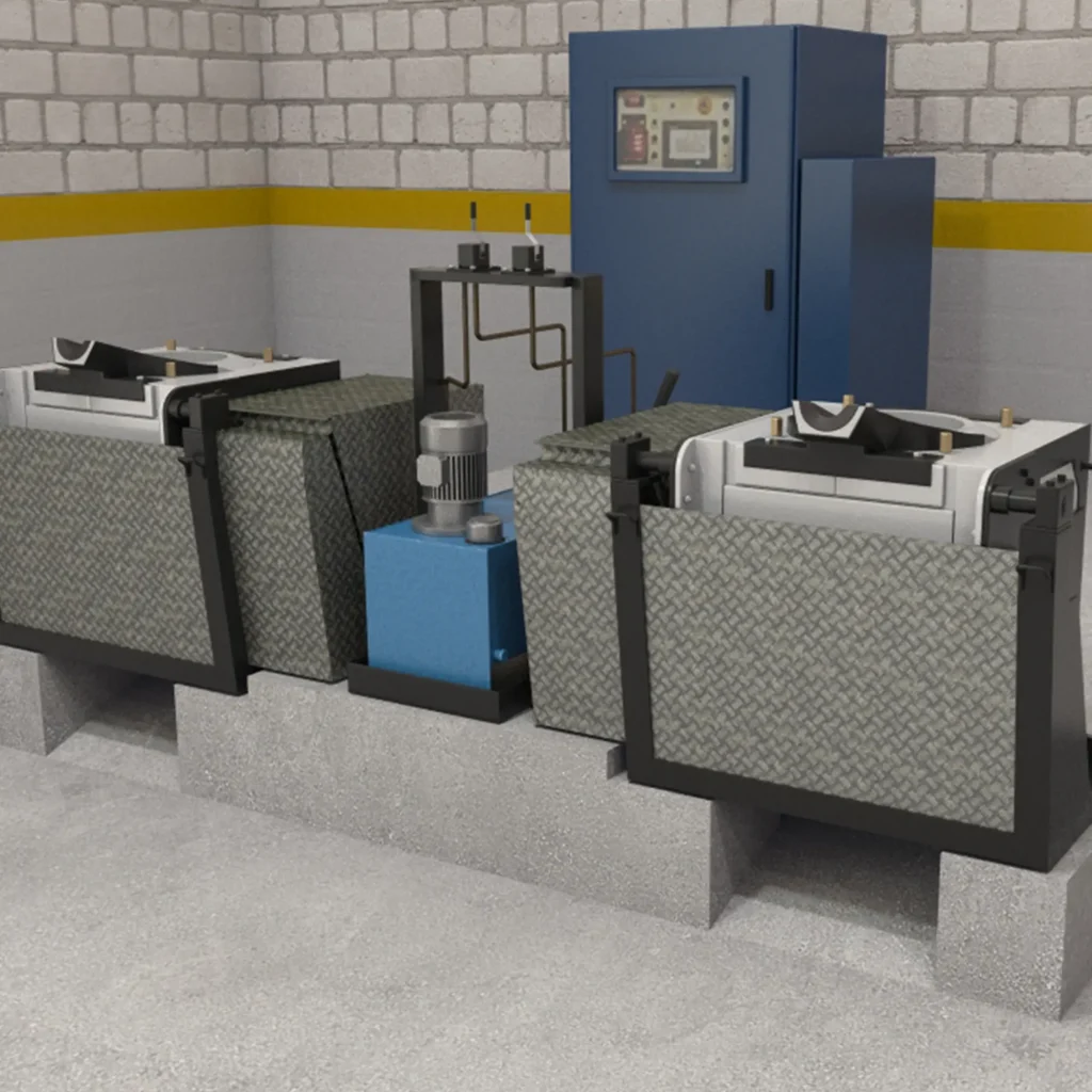 Induction furnace for silicon melting