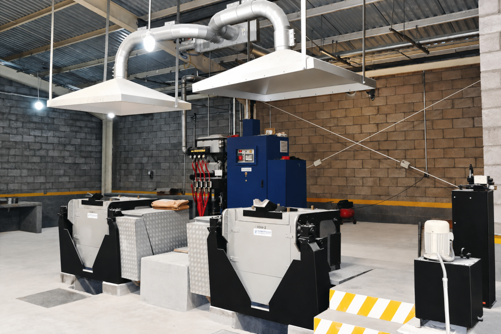 Twin 100 kg Gold and Silver Induction Smelting 
Furnace Installation in Nevada, USA